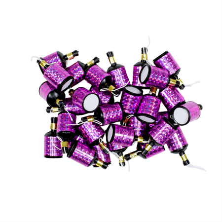 Party Poppers 30st/fp Rosa